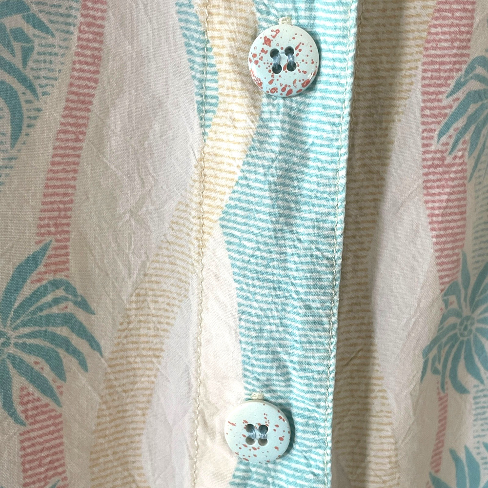 JAMS WORLD Since 1964 Mens No Ka Oi Size Medium Button-Up Short Sleeve Shirt - Picture 6 of 11